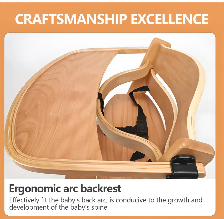 Dining Chairs Baby Feeding Chair Solid Wood Baby Dining High Chair For Babe Chair Multifunctional Baby Chaise Enfant