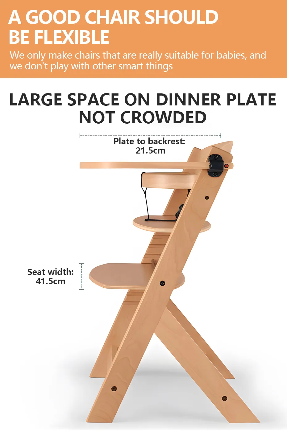 Dining Chairs Baby Feeding Chair Solid Wood Baby Dining High Chair For Babe Chair Multifunctional Baby Chaise Enfant