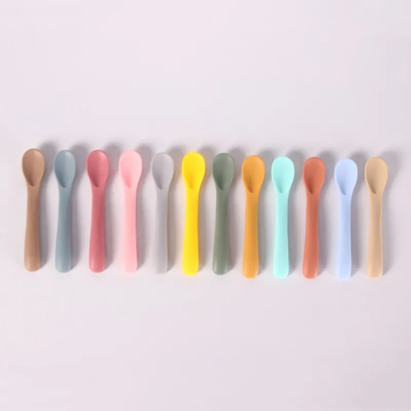 1/2 PCS Baby Learning Spoons Utensils Set Newborn Feeding Spoon Set Toddler Scoop Weaning Cutlery Children‘s Tablewar