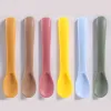1/2 PCS Baby Learning Spoons Utensils Set Newborn Feeding Spoon Set Toddler Scoop Weaning Cutlery Children‘s Tablewar