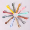1/2 PCS Baby Learning Spoons Utensils Set Newborn Feeding Spoon Set Toddler Scoop Weaning Cutlery Children‘s Tablewar