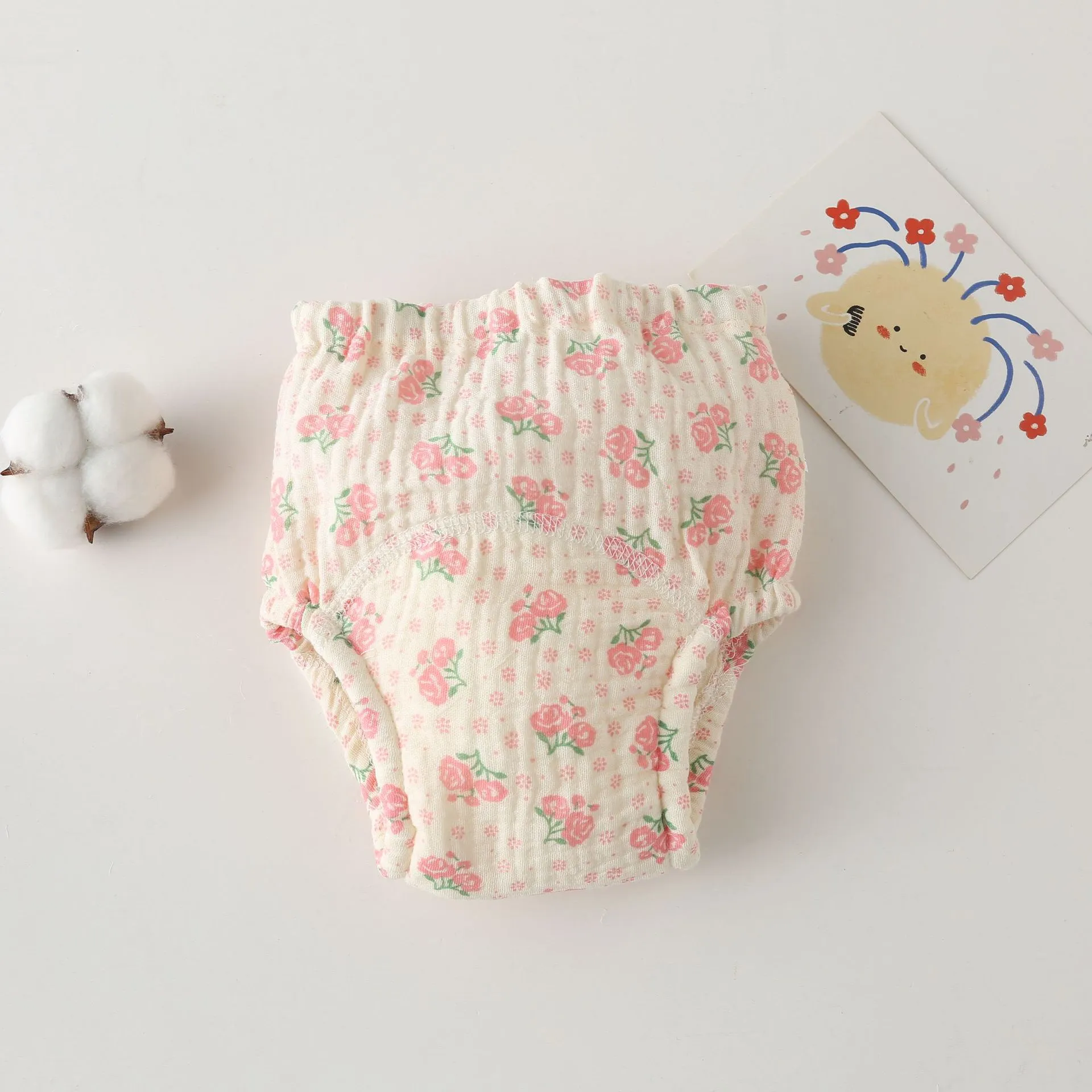 New Cotton Baby Waterproof Reusable Training Pants Baby Diaper Infant Shorts Nappies Panties Nappy Changing Underwear Cloth