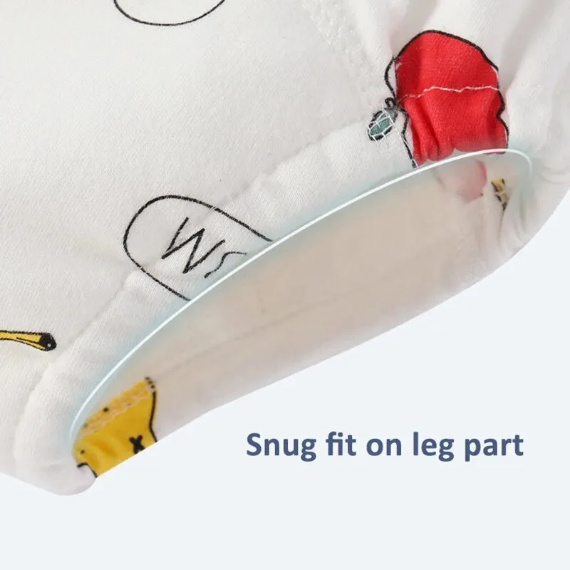 Reusable Baby Waterproof Diapers Pee Shorts Underwears Soft Cotton Toddler Potty Training Pants for Boys Girls Baby Nappies