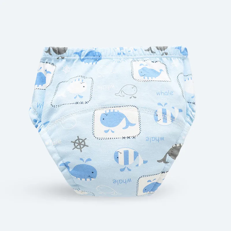 Reusable Baby Waterproof Diapers Pee Shorts Underwears Soft Cotton Toddler Potty Training Pants for Boys Girls Baby Nappies