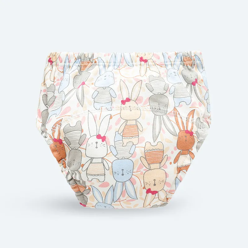 Reusable Baby Waterproof Diapers Pee Shorts Underwears Soft Cotton Toddler Potty Training Pants for Boys Girls Baby Nappies