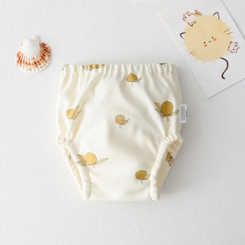 Baby Training Pants Baby Underwear Washable Cute Pattern Breathable Diaper Pants Summer Baby Diapers Cotton Learning Trousers