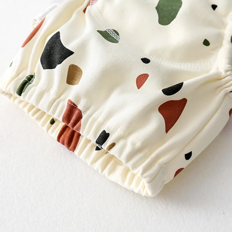 Baby Training Pants Baby Underwear Washable Cute Pattern Breathable Diaper Pants Summer Baby Diapers Cotton Learning Trousers