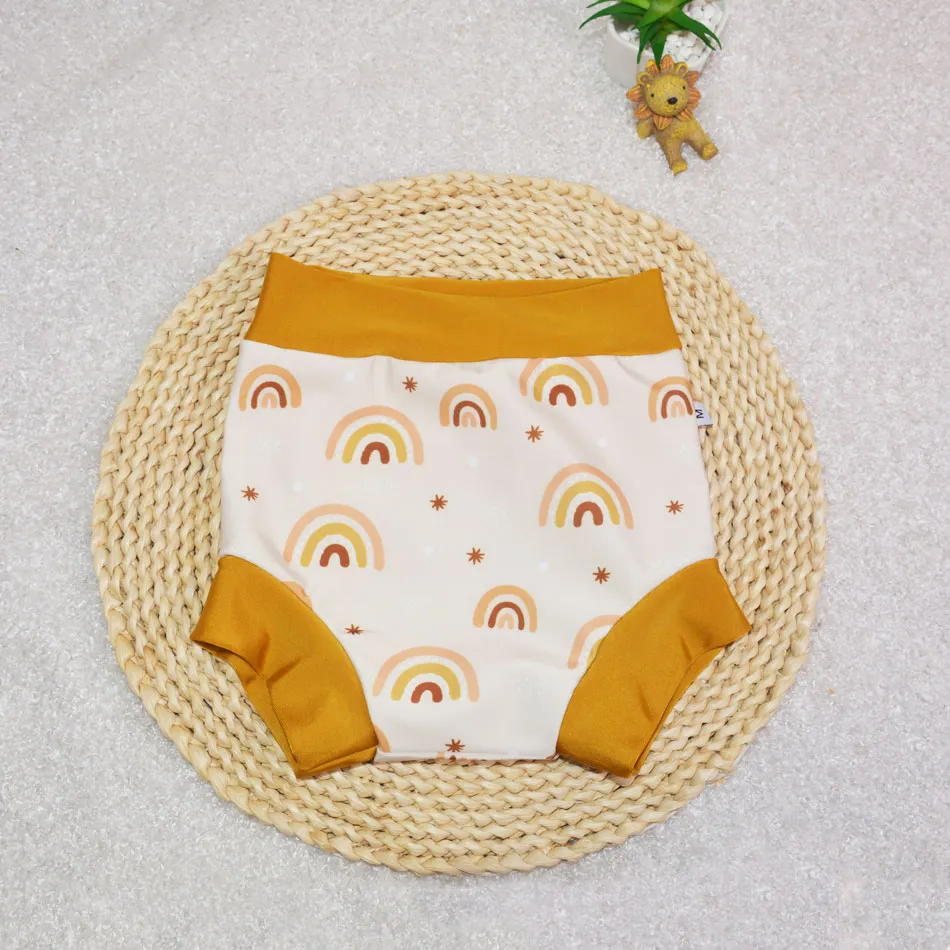 New Arrival Eezkoala Leakproof Swimming Diaper Newborn Baby High Waist Swim Nappies Washable Sunproof Baby Swimwear Cloth Nappys