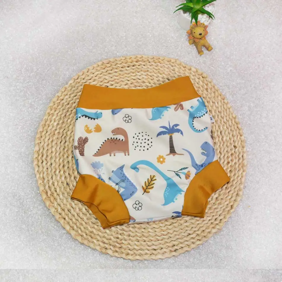 New Arrival Eezkoala Leakproof Swimming Diaper Newborn Baby High Waist Swim Nappies Washable Sunproof Baby Swimwear Cloth Nappys