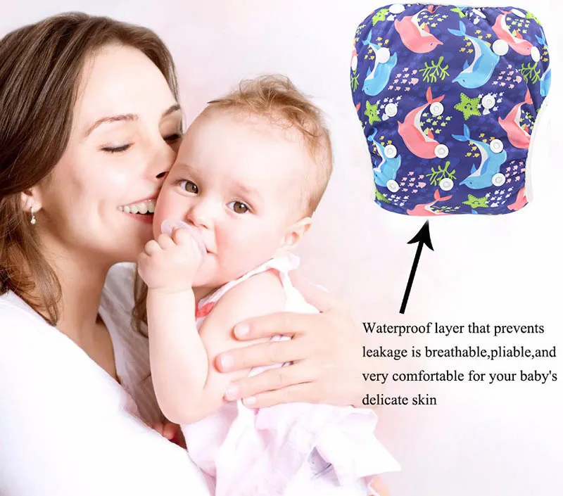 Swimming Diapers For Infants Baby Cloth Diaper Swimsuit Baby Swim Suit Children Swimwear Swimming Trunks For Girls Baby Badpak