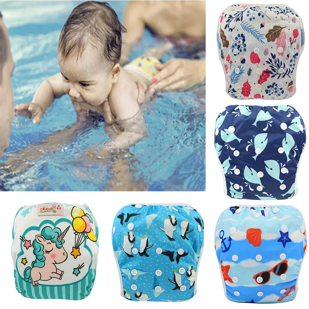 Swimming Diapers For Infants Baby Cloth Diaper Swimsuit Baby Swim Suit Children Swimwear Swimming Trunks For Girls Baby Badpak