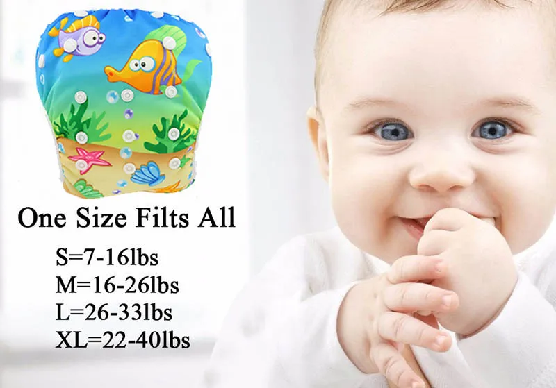 Swimming Diapers For Infants Baby Cloth Diaper Swimsuit Baby Swim Suit Children Swimwear Swimming Trunks For Girls Baby Badpak