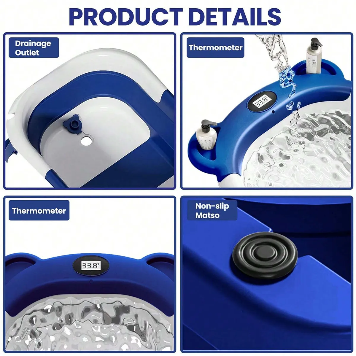 Can Feel The Temperature Anti-mold Anti-bacteria Bath Basin，Baby Bath Tub Large, Foldable Baby Bath For Home Use, Bath net