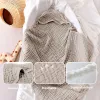 Elinfant 1PC Hooded Baby Towel Gentle Bath Towel With Hood,Bath Towels For Travel Pool Yoga Beach Accessories Essential Gift