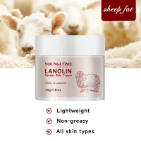 100% Pure Lanolin Cream for Dry & Itchy Skin, Cracked Lips, Breastfeeding, Baby Care, Moisture-Rich, Nursing Essentials & Petrol
