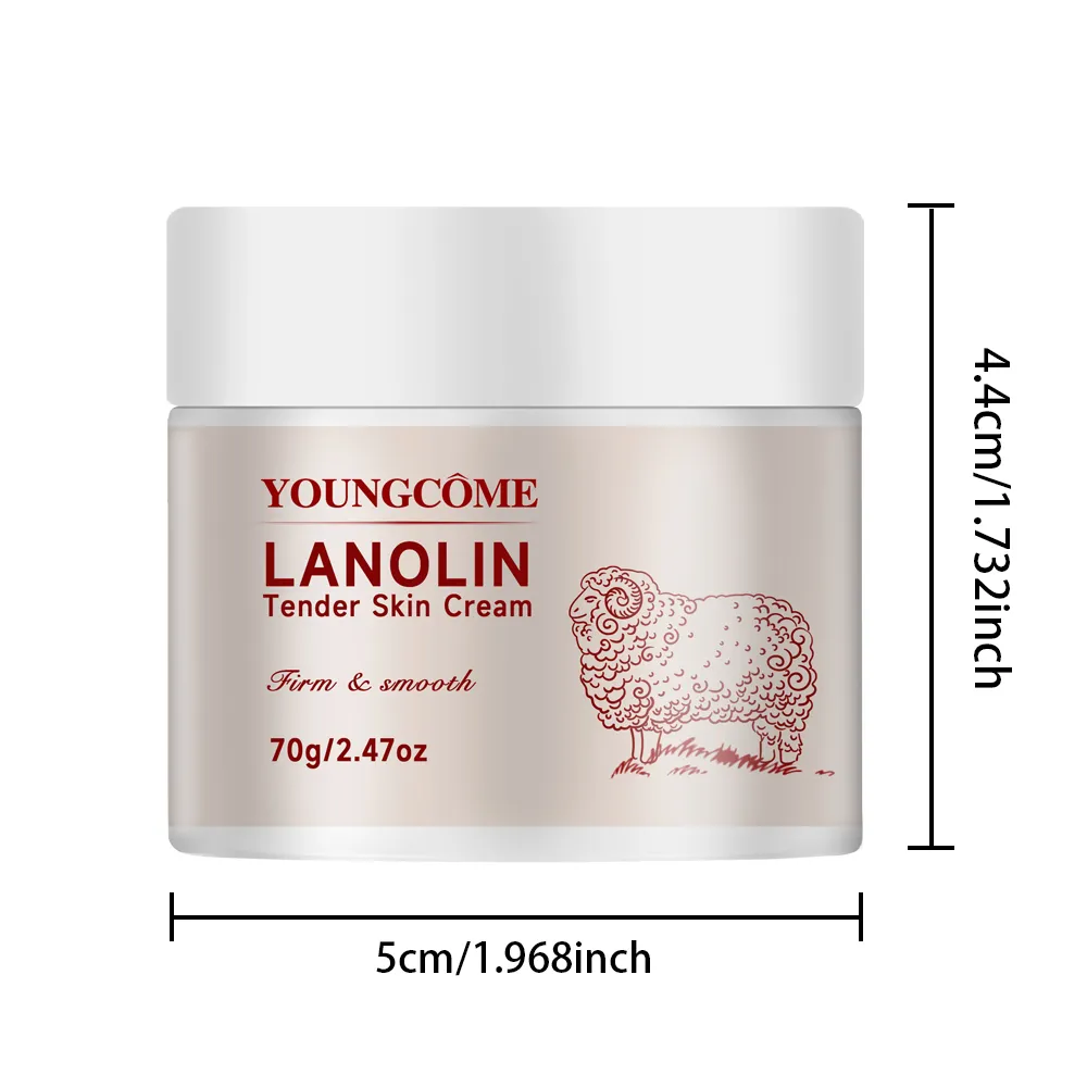 100% Pure Lanolin Cream for Dry & Itchy Skin, Cracked Lips, Breastfeeding, Baby Care, Moisture-Rich, Nursing Essentials & Petrol