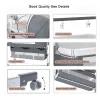 Baby bed Electric Baby Crib Cradle for baby cot newborn bassinet Movable Rocking Bed raised bed Portable Crib with Mosquito Net