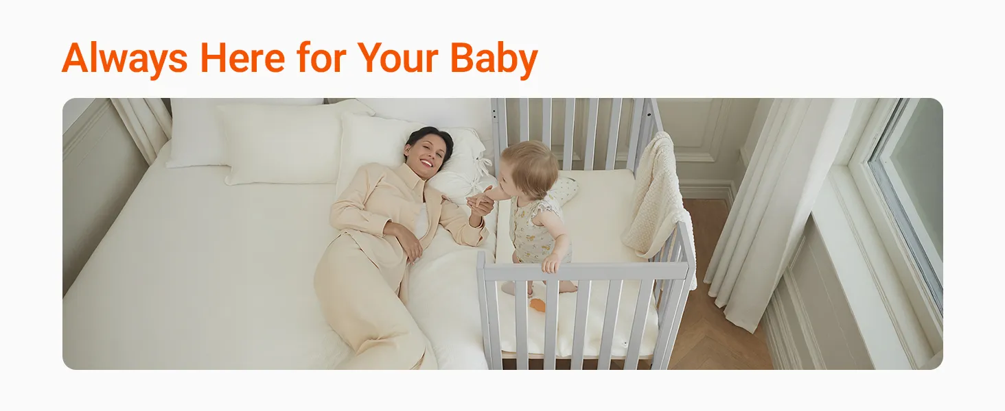 MAMAZING 11-In-1 Convertible Mini Cradle to Full Size Crib Removable Wheels 4 Adjustable Heights (WHITE)