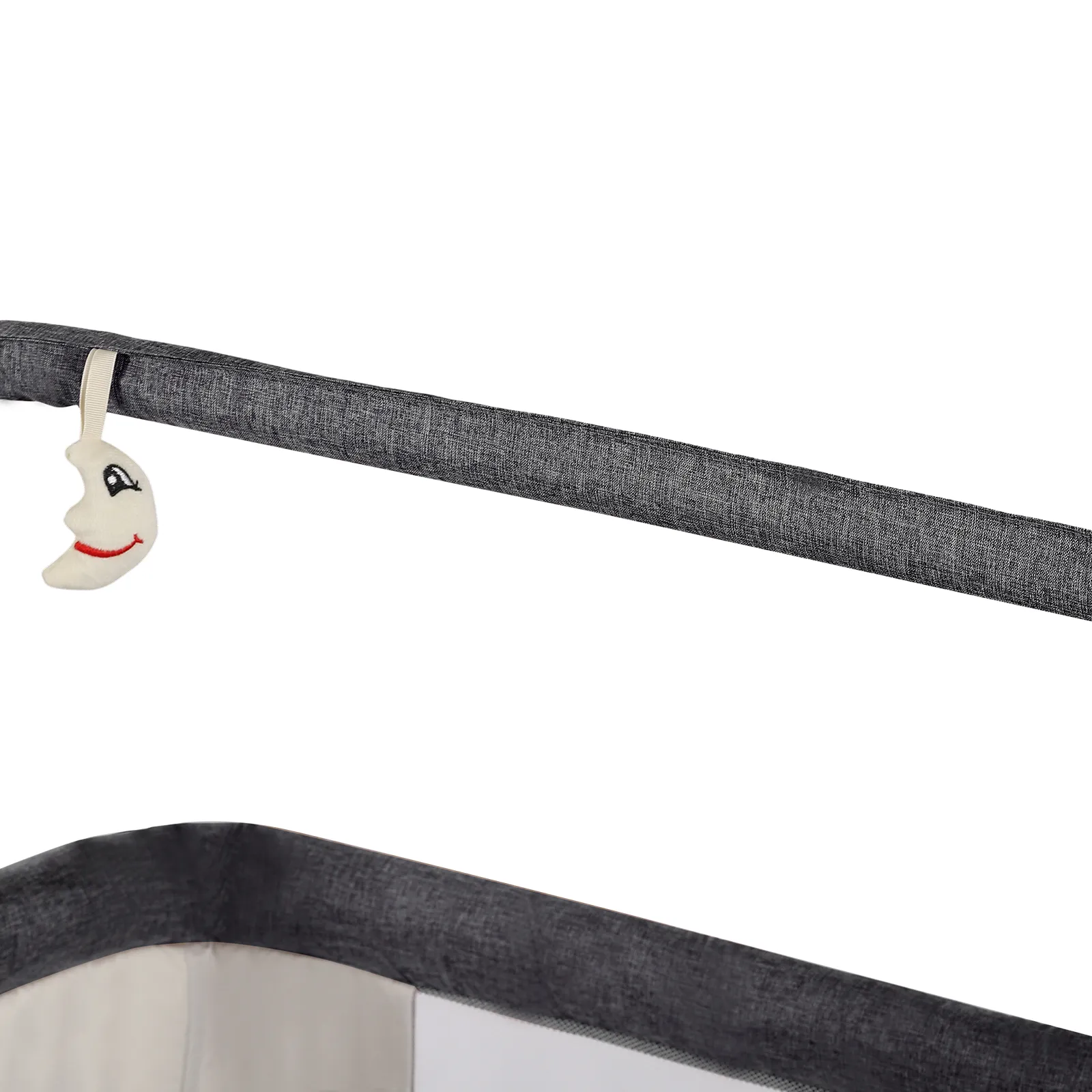 Gray/Khaki Electric Cradle Baby Swing Bed, Automatic Rocking Recliner Crib Basket, Music Remoter Control Sleeping Basket Cot