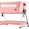Rocking Crib Free Shipping Baby Beside Sleeper Pink Foldable Newborn Crib Portable Baby Bassinet Infant Co-sleeper 0-6M