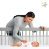 2PCS Multi Color Breathable Mesh Baby Bed Fence Cot Bumpers Crib Liner Fence  Child Room Decor Infant Knot