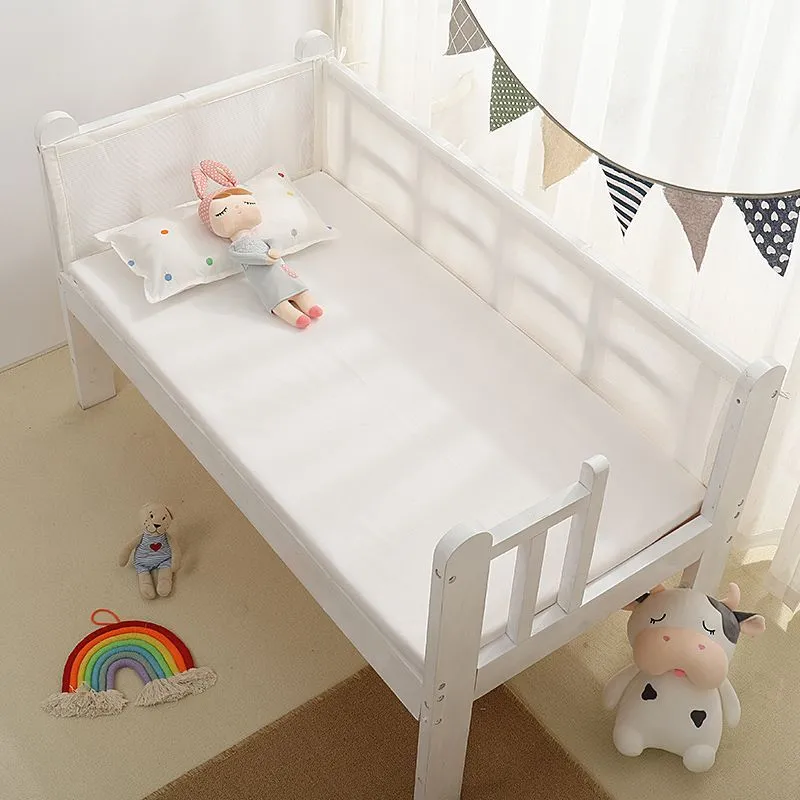 Summer Children 3D Breathable Bed Bumper Baby Cartoon Pure Cotton Thin Section Bed Bumper One-piece Universal Newborn Bed Bumper