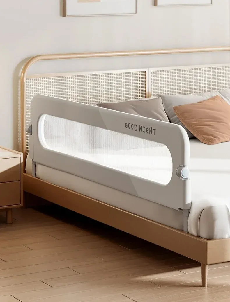 IMBABY Bed Guardrail Anti Fall Baby Safety Bed Barrier Portable Crib Cover Adjustable Bed Rail Guard Bedroom Crib Bumpers