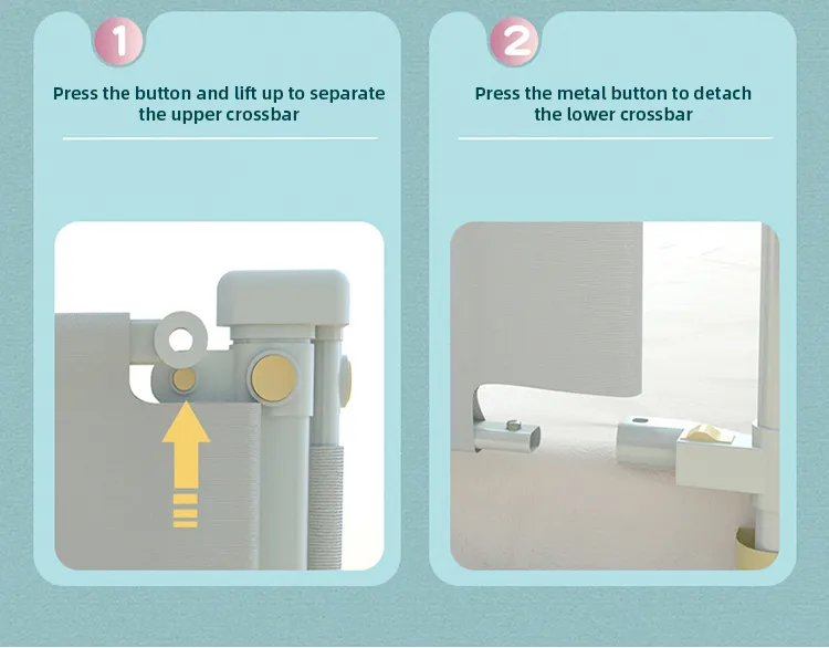 IMBABY Adjustable Baby Bed Rail Anti Fall Safety Barrier for Toddler Cribs Beds Portable Bedside Protector Secure Easy Install