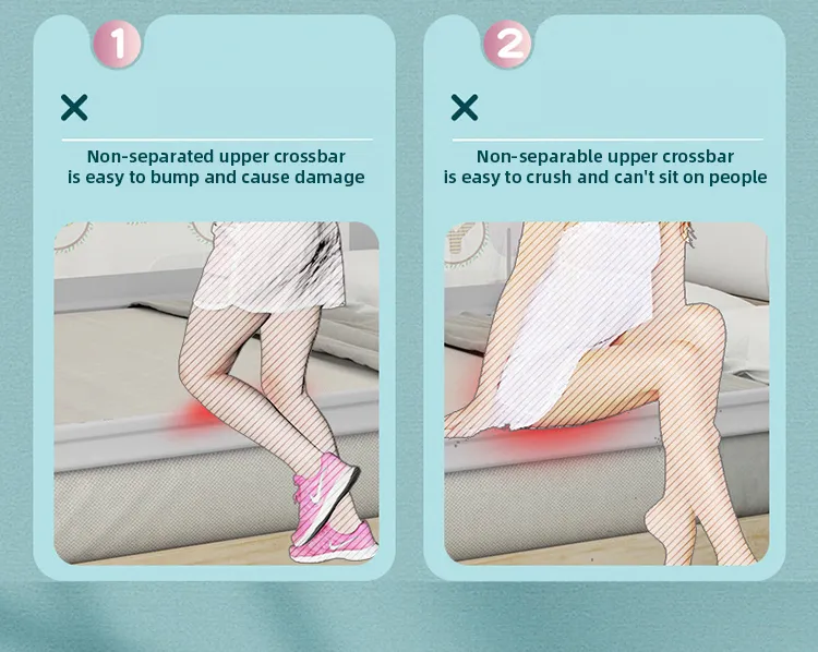 IMBABY Adjustable Baby Bed Rail Anti Fall Safety Barrier for Toddler Cribs Beds Portable Bedside Protector Secure Easy Install