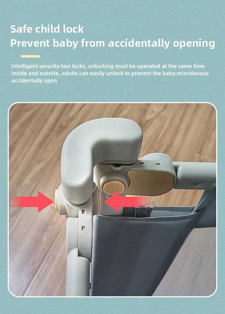 IMBABY Adjustable Baby Bed Rail Anti Fall Safety Barrier for Toddler Cribs Beds Portable Bedside Protector Secure Easy Install