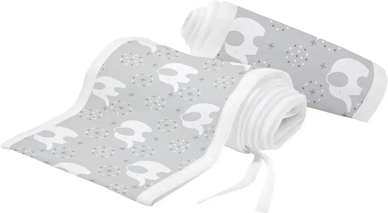 Baby Breathable mesh bed liner fits 4 panel crib sandwich breathable bed around baby fence