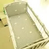 Summer Crib Surround Bed Sheet Set Pure Cotton Children's Bedding Anti-collision Crib Surround Removable Washable Bed Fence