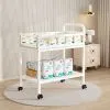 7-in-1 Deluxe Baby Care Station - Adjustable Height Changing Table with Removable Bath Tub