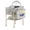 5-in-1 Foldable Baby Care Station - Deluxe Changing Table with Removable Bath Tub, Massage Mat & Storage Organizer