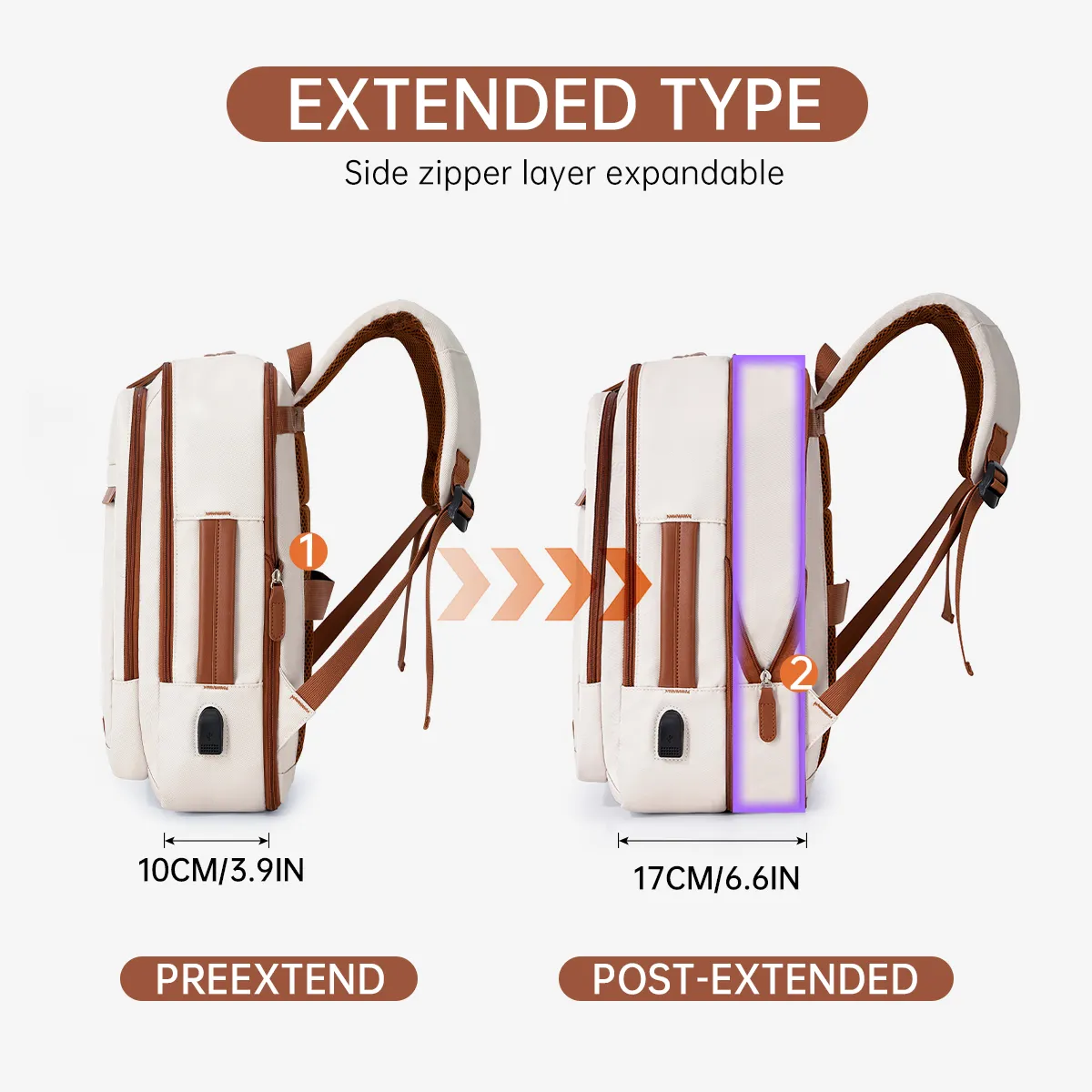 High-Quality USB Rechargeable Backpack Men's Waterproof Bag Large Laptop Backpack Unisex School Bag Youth Backpack