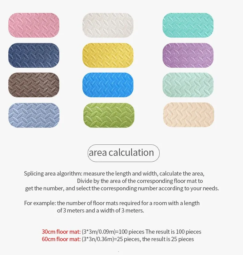 8-16PCS Baby Play Mats EVA Foam Puzzle Mat Children Room Activities Mat For Baby Interlock Floor Carpet 30*30CM