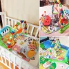 Baby Music Rack Play Mat Baby Rug Early Educational Toy Kids Piano Keyboard Carpet Gym Crawling Activity for Infant Gift