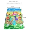 Double Sided Baby Play Mat Dinosaur Printed Toys for Children Carpet Soft Floor Kids Rugs Game Gym Activity 180*120*0.3cm