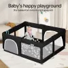 Baby Playpen Child Crawling Fence Foldable Safety Fence Multi-purpose Play Area Fence Suitable For Baby Parks