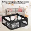 Baby Playpen Child Crawling Fence Foldable Safety Fence Multi-purpose Play Area Fence Suitable For Baby Parks