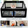 Baby Playpen Child Crawling Fence Foldable Safety Fence Multi-purpose Play Area Fence Suitable For Baby Parks