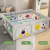 Baby Play Playpen Washable Baby Guardrail Indoor Children's Household Crawling Protective Mat Sponge To Prevent Bumps