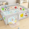 Baby Play Playpen Washable Baby Guardrail Indoor Children's Household Crawling Protective Mat Sponge To Prevent Bumps