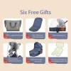 3in1 baby stroller multifunctional luxury baby stroller two-way seated and sleeping baby stroller, newborn travel baby stroller