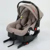 Lightweight Baby Car Seat with ISOFIX Base Portable Newborn Carrier with Sunshade and Head Support for Easy Travel Use