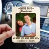 Drive Safe – Personalized Car Visor Clip with Custom Photo | Universal Car Accessory & Gift