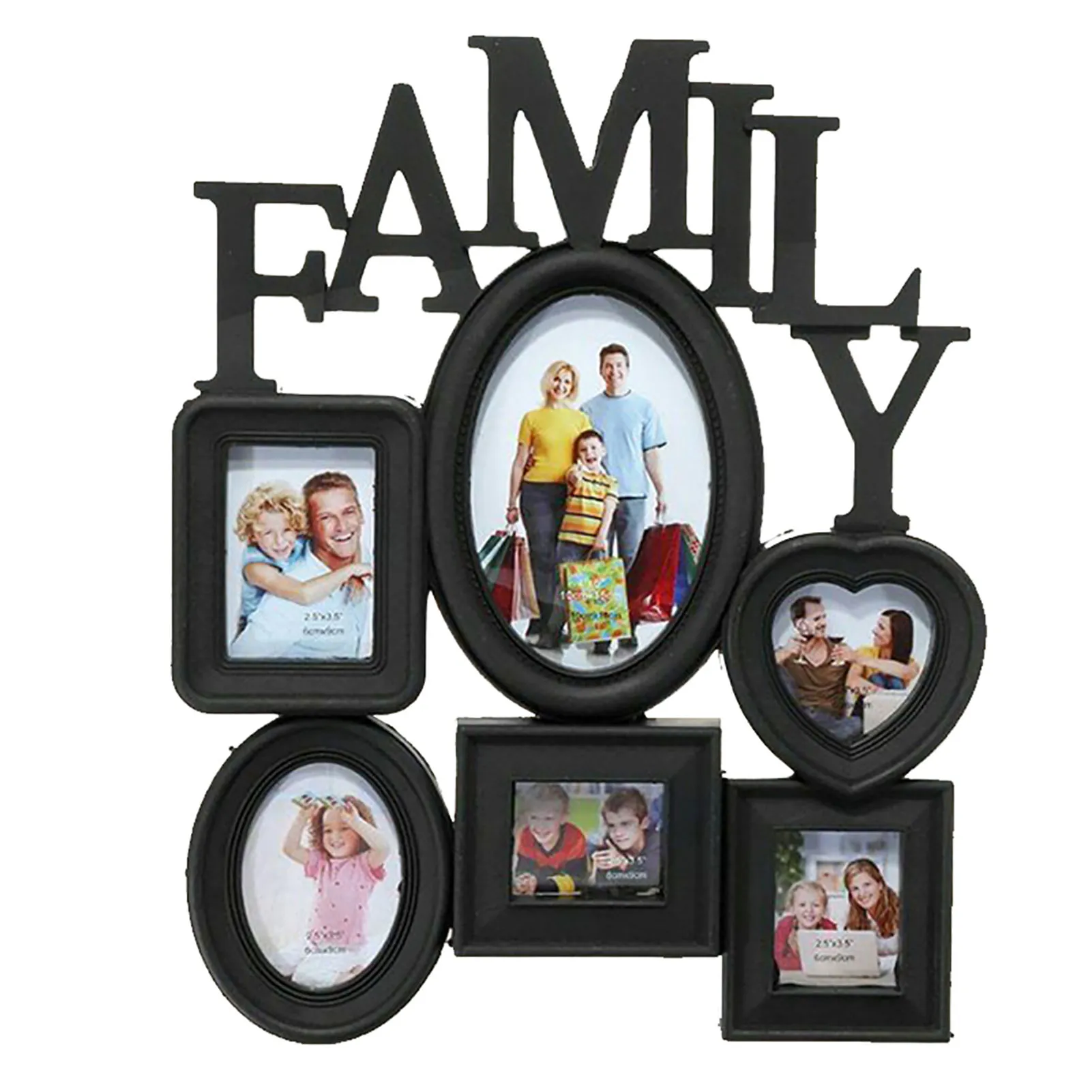 30*37cm Family Photo Frames Wall Hanging Easy Installation Modern Minimalist Frame for Photo Picture Display Use
