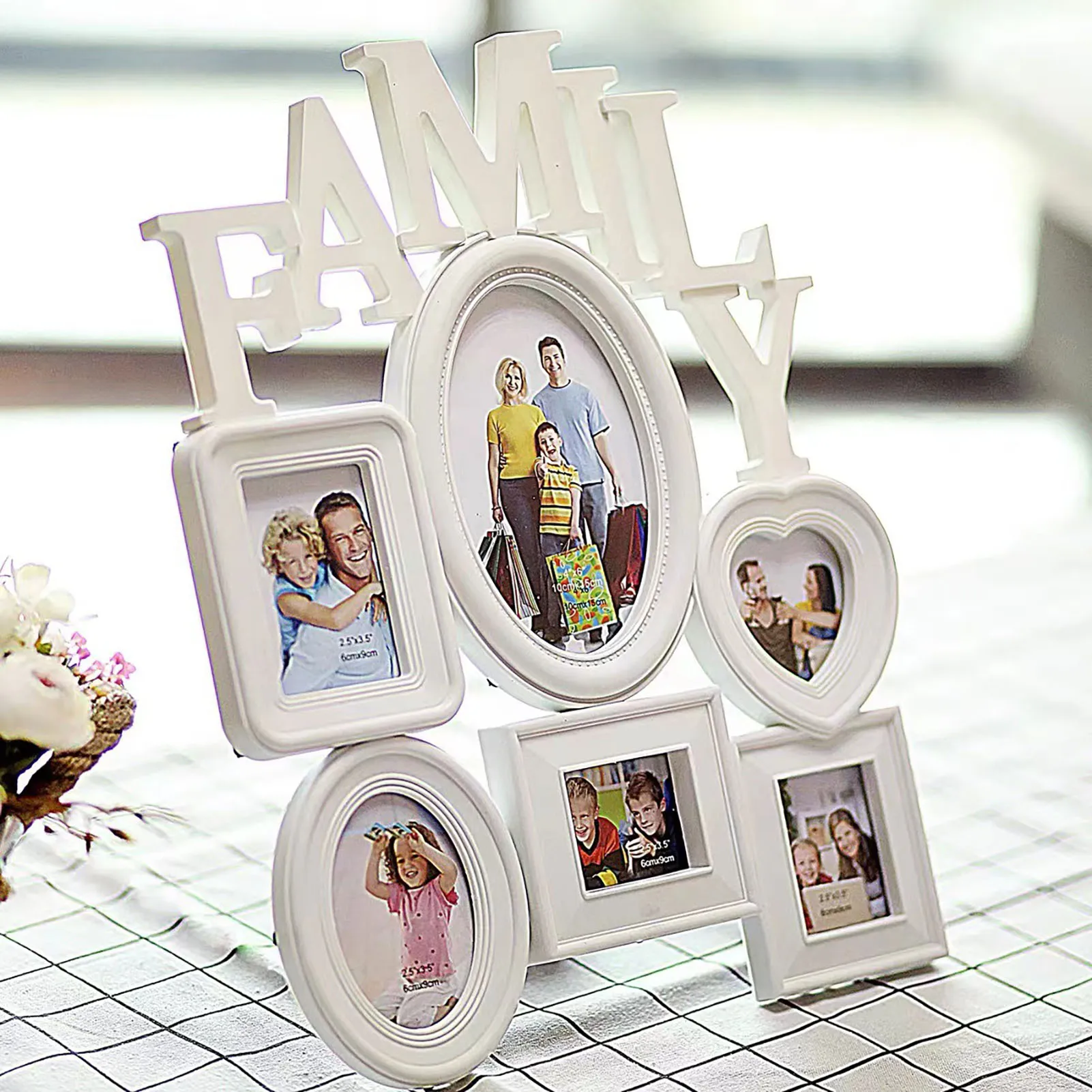 30*37cm Family Photo Frames Wall Hanging Easy Installation Modern Minimalist Frame for Photo Picture Display Use
