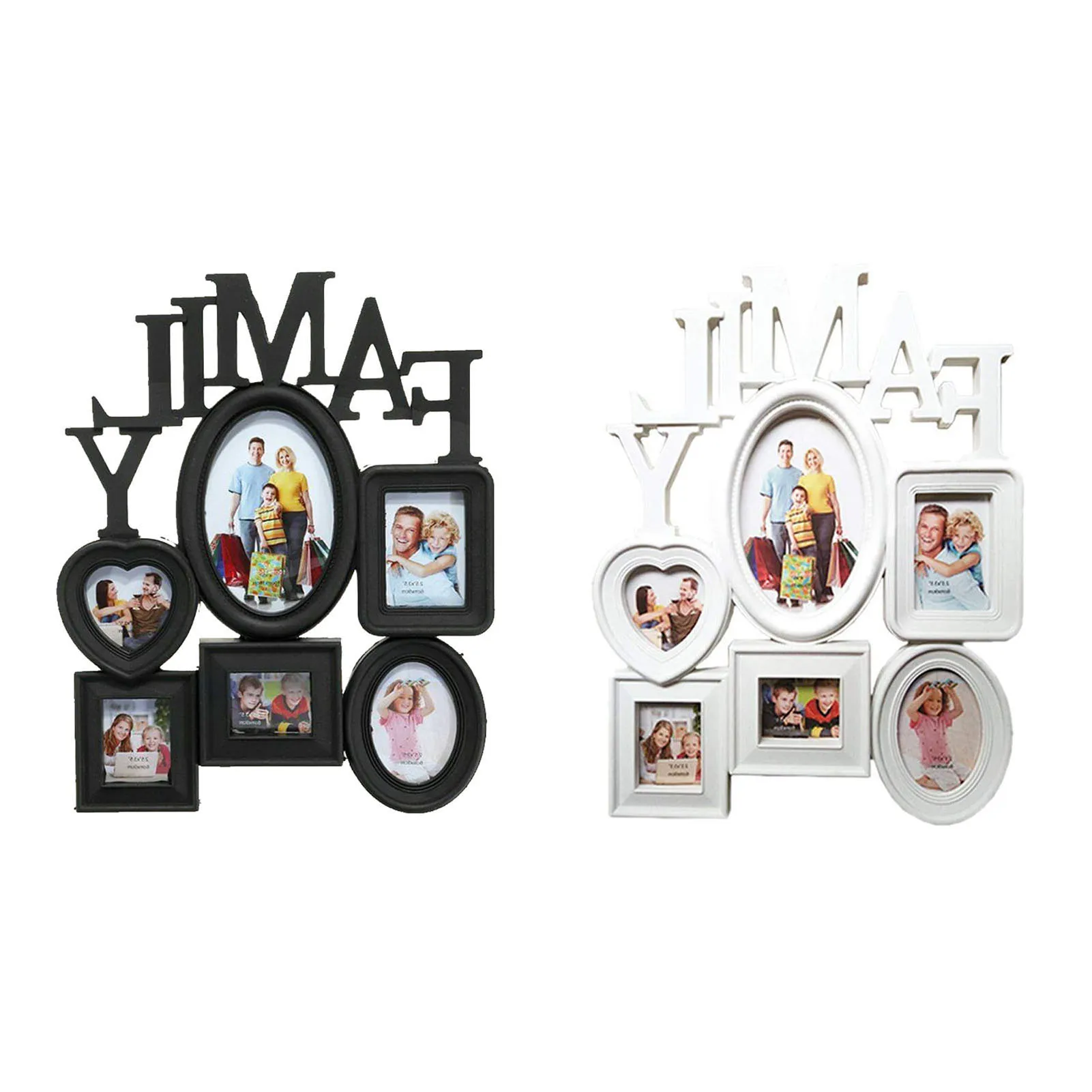 30*37cm Family Photo Frames Wall Hanging Easy Installation Modern Minimalist Frame for Photo Picture Display Use