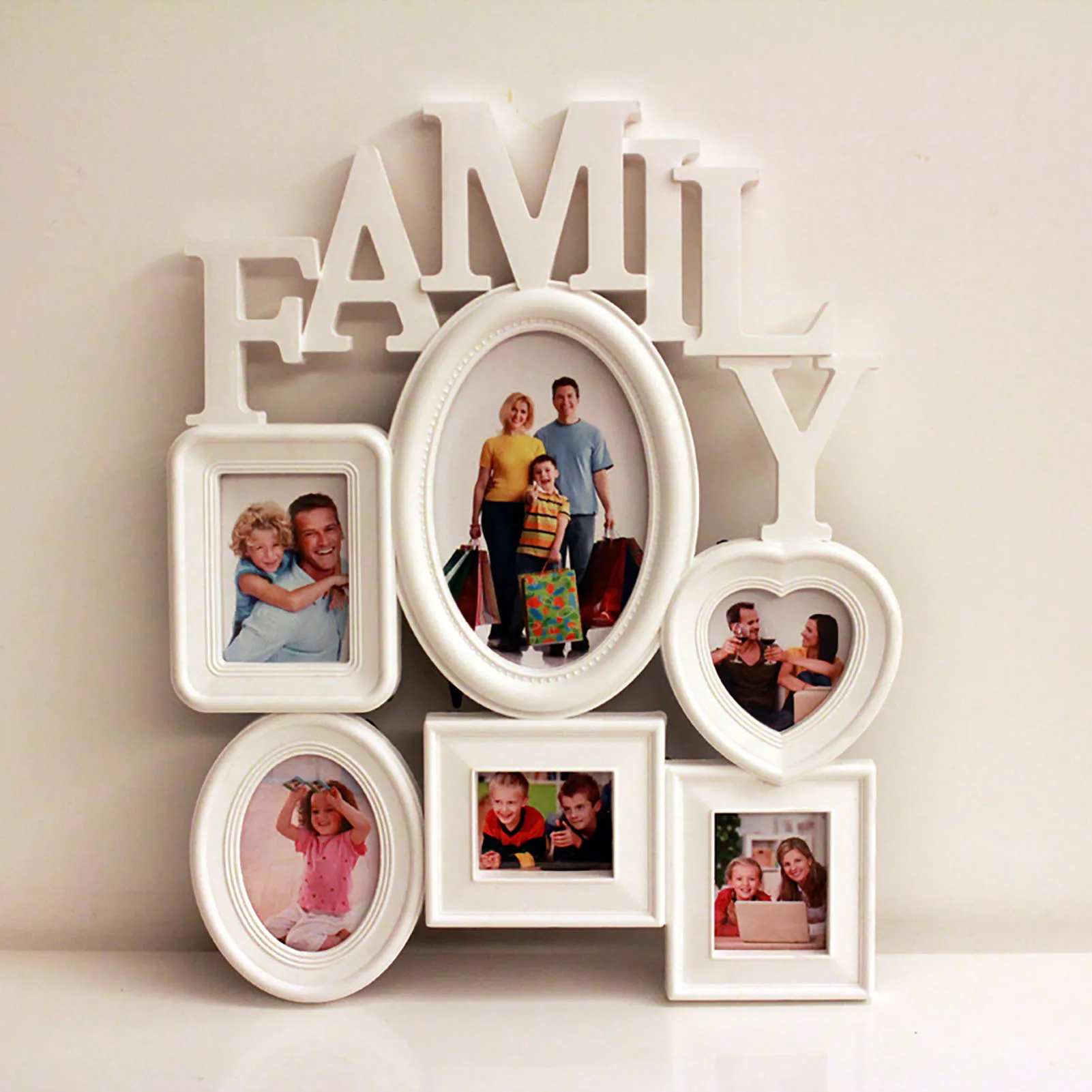 30*37cm Family Photo Frames Wall Hanging Easy Installation Modern Minimalist Frame for Photo Picture Display Use